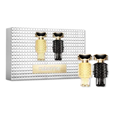 Rabanne Fame Eau De Parfum And Fame Parfum Mini Duo Gift Set In Transparent