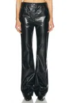Rabanne Faux Leather Pant In Black