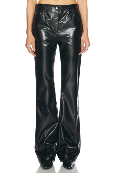 Rabanne Faux Leather Pant In Black