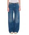 Rabanne Five Pockets Denim Pants In Blue