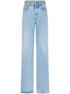 Rabanne Flared Jeans In Blue
