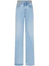 Rabanne Flared Jeans In Blue
