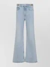 Rabanne Flared High-waisted Blue Denim Jeans