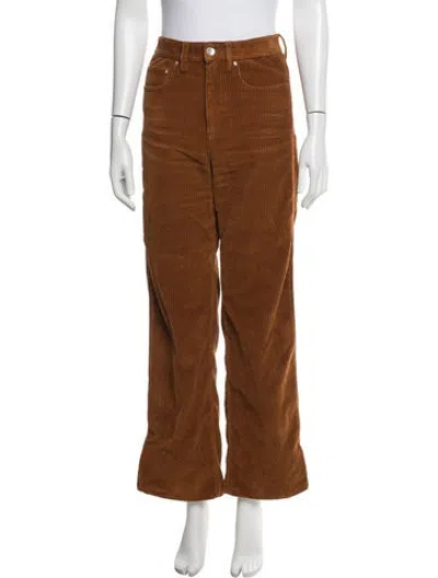 Pre-owned Rabanne Flared Pants In Brown