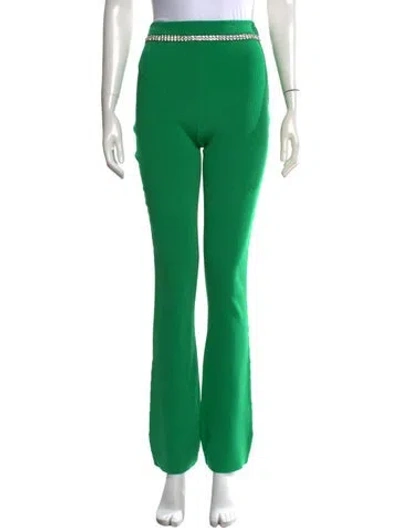 Pre-owned Rabanne Flared Pants In Green