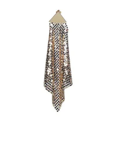 Rabanne Flexible Mesh Diamond Earring In Multicolor