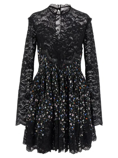 Rabanne Floral Lace Dress Dresses Black
