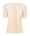 Rabanne Haut Blouse Raffia In Nude