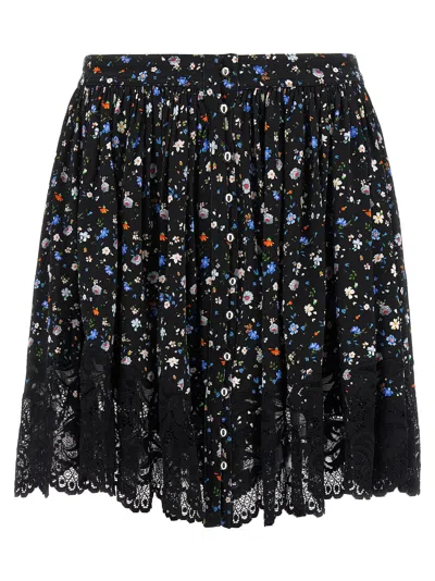 RABANNE FLORAL LACE SKIRT