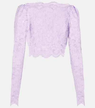 RABANNE FLORAL LACE TOP