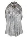 Rabanne Flower-detailing Top In 银色