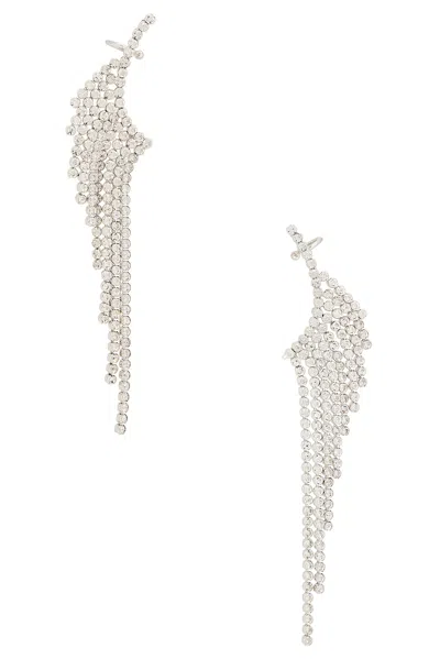 Rabanne Fringe Earrings In Metallic