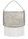 Rabanne Fringed Chainmail Shoulder Bag In Silver