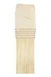 Rabanne Fringed Knit Skirt
