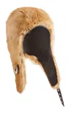 Rabanne Fur Buckle-detail Hat In Brown