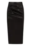 RABANNE GATHERED DETAILED MIDI SKIRT