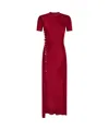 Rabanne Women's Robe Viscose Jersey In Red
