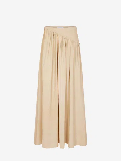 Rabanne Gathered Maxi Skirt