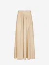 Rabanne Gathered Maxi Skirt In Neutral