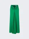 Rabanne Paco Rabann Flared Draped Skirt In Gold