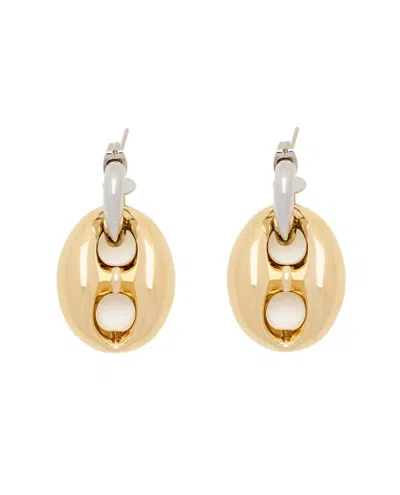 Rabanne Gold And Silver Earrings