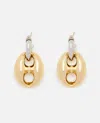 Rabanne Gold And Silver Earrings In Gold
