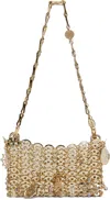 Rabanne Gold Charms & Crystals Bag