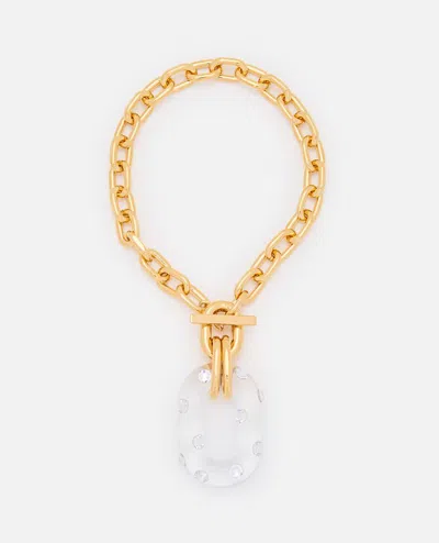 Rabanne Gold Collier W/crystral Stone