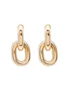 Rabanne Gold Double Xl Link Earrings In Golden