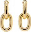 Rabanne Gold Double Xl Link Earrings In P710 Gold