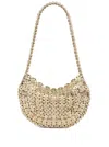 Rabanne Gold Moon 1969 Shoulder Bag In Golden