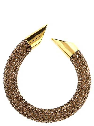 Rabanne Gold Pixel Jewelry Gold In Black