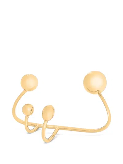 Rabanne Gold Punk Hand Jewelery
