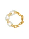 Rabanne Gold-tone Chain Necklace With Translucent Elements