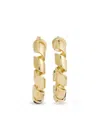 Rabanne Xl Link Twist Earrings In Gold