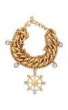 Rabanne Gold-toned Charm Bracelet