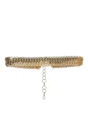 Rabanne High-quality Brass Gold-toned Belt In Dorado