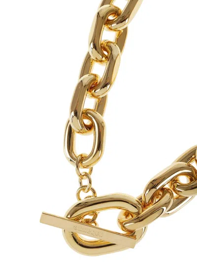 Rabanne Gold Xl Link Necklace In Multi