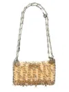 Rabanne 1969 Nano Crystal Resin Shoulder Bag In Gold