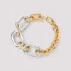 Rabanne Chunky Aluminum Chain Necklace In Golden