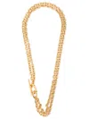Rabanne Golden Xs Link Necklace In Golden