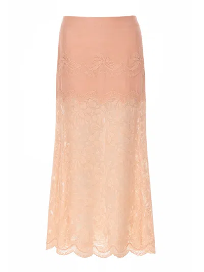 Rabanne Chic Mini Skirt For Women In Pink