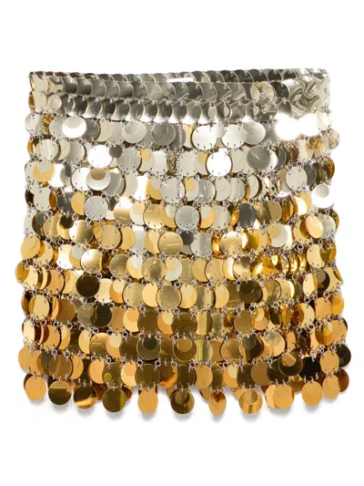 Rabanne Gradient Sequin Mini Skirt