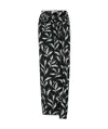 Rabanne Graphic-print High-waist Maxi Skirt In Black