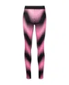 Rabanne X Fondation Vasarely Pinch Echo Bodyline Leggings In Pink