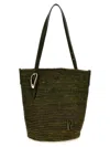 Rabanne Green Cabas Tote Bag In Green