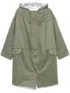 Rabanne Reversible Parka In Green