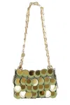 Rabanne Sparkle Sequined Satin Shoulder Bag
