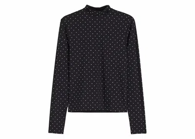 Pre-owned Rabanne H&m Embellished Jersey Shirt (mens) In Black