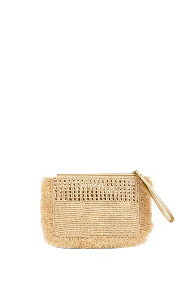 Rabanne Handbag In Beige